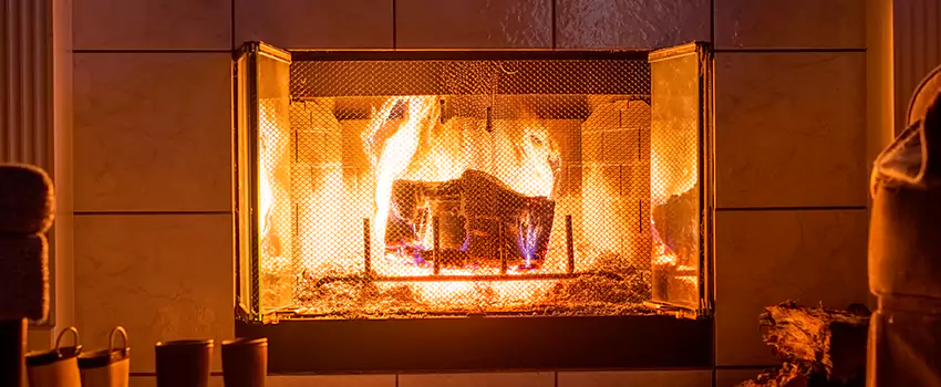 Mendota Hearth Landscape Fireplace Installation in East Hill-Meridian, Washington