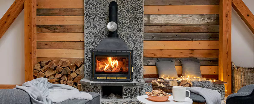 Thelin Hearth Products Direct Vent Gas Stove Fireplace Inspection in East Hill-Meridian, Washington